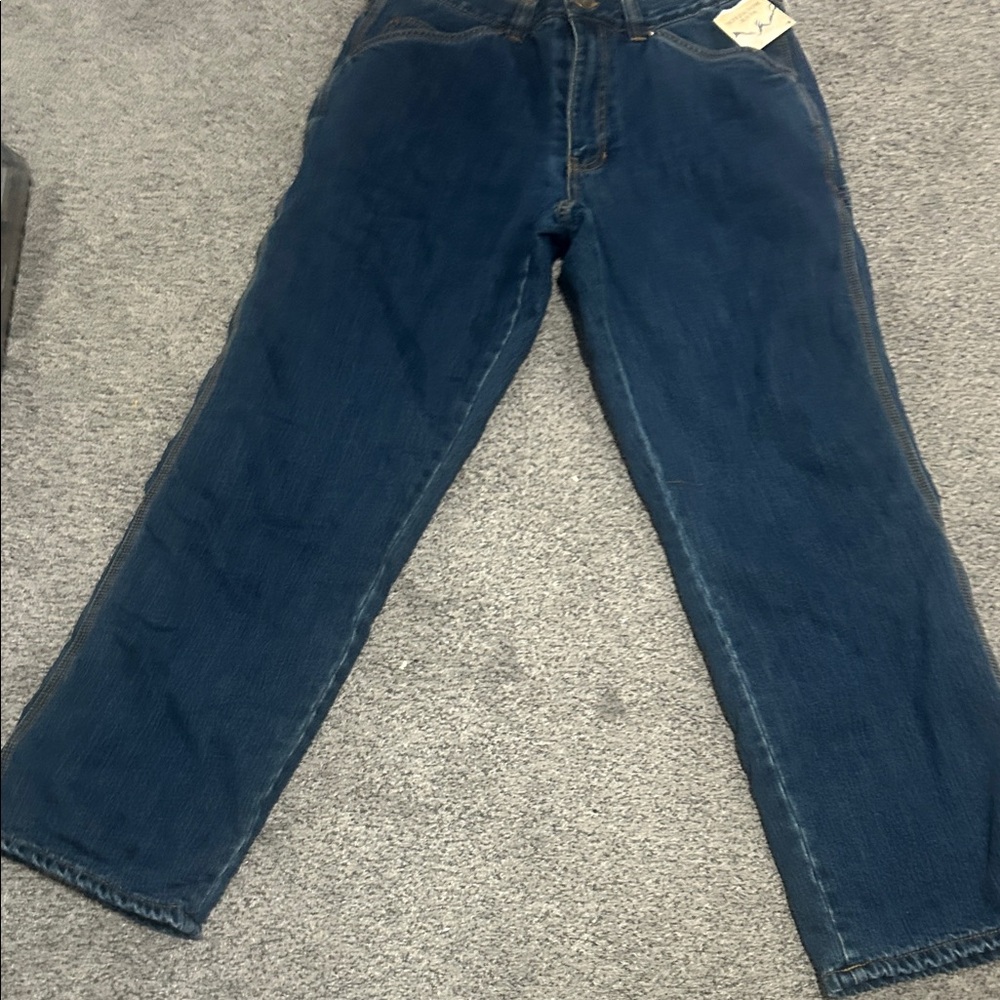 Men's Blue Straight Jeans